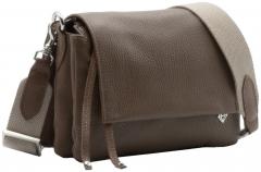 Caleidos Damentasche Leder Castoro Mittelbraun