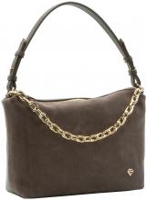 Caleidos Ledertasche mit Kette Caleidos Taupe Velours