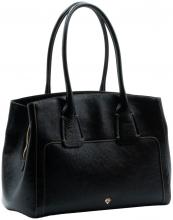 Caleidos Business Shopper Black Lackleder klassisch