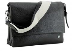 Caleidos großzügige Überschlagtasche schmal Dunkelbraun