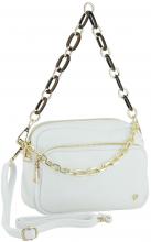 Caleidos Umhängetasche Kettenriemen weiß Italien 