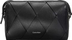 Schultertasche Woven Camera Bag Black Calvin Klein