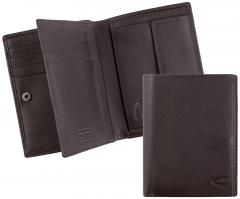 Camel Active Atlanta Lederbörse Herren Brown genarbtes Leder