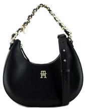 extravagante Umhängetasche TH Chic Shoulder Bag Tommy Hilfiger schwarz