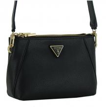 Crossovertasche schwarz Laryn Pebbled Dual Zip Guess
