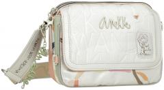 dreigeteilte Crossovertasche silber Prägung Anekke Alma Smart