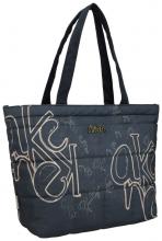 Anekke Mademoiselle Travel gepolsterte Henkeltasche Perlon blau 