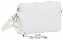 schmale Handytasche Desigual ecru Julia Logo crossover