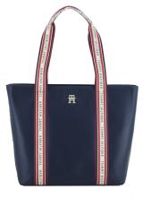 Tommy Hilfiger Shopper dunkelblau Streifen Space Blue Tommy Life
