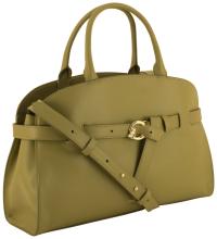 Sabine mittelgroße Damentasche Coccinelle Leder Seagrass schilfgrün