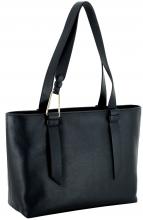 Schultertasche Malory schwarz Medium Coccinelle Echtleder