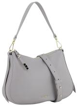 Damentasche Nory Coccinelle Medium greige Oyster genarbt Leder