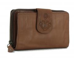 Cognac Harbour2nd braun New Lines Nautilus Portmonee