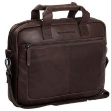 The Chesterfield Brand Wax Pull Up Calvi dunkelbraun Bürotasche Laptop
