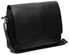 Collegetasche Leder The Chesterfield Brand Richard schwarz Laptopfach