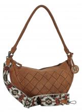 Beuteltasche Harbour 2nd Fashion Lights Maelia Cognac gesteppt