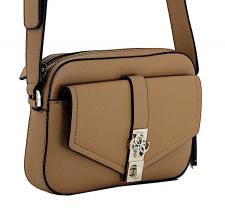 Crossbody Bag Guess Albury Caramel Markenanhänger