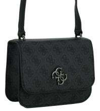 Crossbody Bag Guess Noelle mini Coal Grau Schwarz