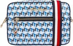 Crossbody Bag Monogrammprint blau Tommy Hilfiger Iconic Camera Bag