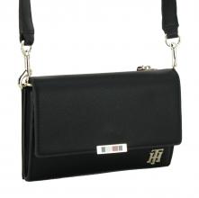 Crossbody Bag Tommy Hilfiger Saffiano Black Schwarz