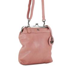 Harbour 2nd Beuteltasche mit Kisslock Flamingo Rosa