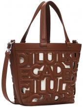 Desigual Handtasche cognac Maki Beutel Drawstring Valdivia