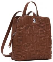 Desigual Tagesrucksack braun Buchstaben 3D Maki Sumy Mini