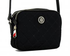 Crossover Tasche Tommy Hilfiger Poppy Black schwarz Rautenmuster