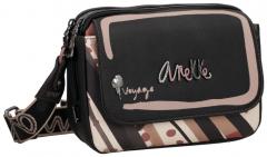 Crossovertasche Anekke Mademoiselle Parisian schwarz altrosa