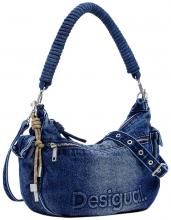 Beuteltasche Astana Desigual jeansblau Logo