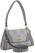 Karnilla Logo Flap Shoulder Bag Überschlagtasche Guess Dark Taupe