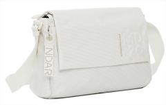 Mandarina Duck Überschlagtasche MD20 Messenger Latte cremeweiß schimmernd