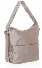 Mandarina Duck MD20 Slide Taupe glänzender Beutelrucksack