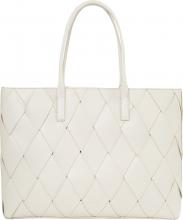 Calvin Klein Shopper Woven Medium Chalk
