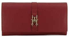 TH Plush Large Flap Wallet rot Tommy Hilfiger Geldtasche