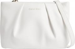 Damen Handtasche Calvin Klein Twisted xBody Clutch Pochette Ecru Weiß