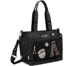 Anekke Beuteltasche Öko Nature Woods Black Nylon