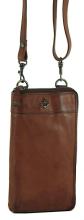 Umhängetäschchen Smartphonebag Harbour2nd Lina Cut Outs Anker Cognac Geldbörse