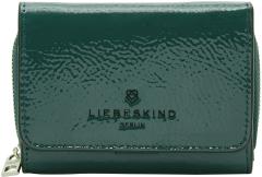 Liebeskind Pablita Fairy Forest Klappbörse dunkelgrün Lackleder