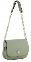 Guess Fedora Überschlagtasche salbeigrün Metallkette