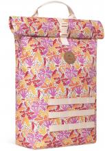 Cabaia farbenfroher Rucksack Roll Top Starter Mendoza pink orange