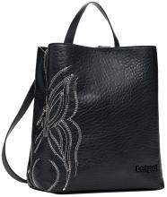 Damenrucksack Desigual schwarz Sumy Mini Goodall bestickt Nieten