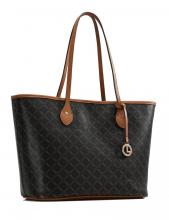 Henkeltasche L.Credi Filiberta Braun Logoprint