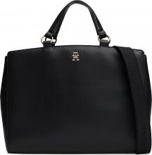 Tommy Hilfiger Henkeltasche Büro Monotype Satchel Black