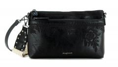 Damentasche schwarz Stickerei Desigual Lyrics Durban
