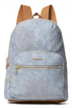 Desigual Atila Lima Mandala bestickt hellblau Prägung Rucksack