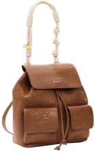 Prisa Cityrucksack Damen braun feminin Desigual Stickerei Sierra