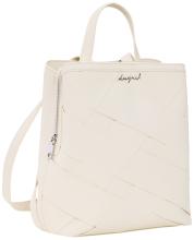 Desigual Damenrucksack elegante Flechtstruktur beige Sumy Cromo feminin Piedra