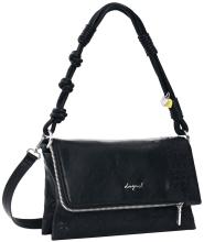 Sierra klassisch schwarze Desigual Damentasche filigran Murano Stickerei