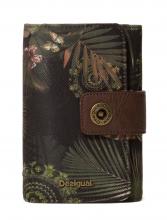 Desigual Geldbörse Lengueta S Bambola Schmetterlinge Blätter